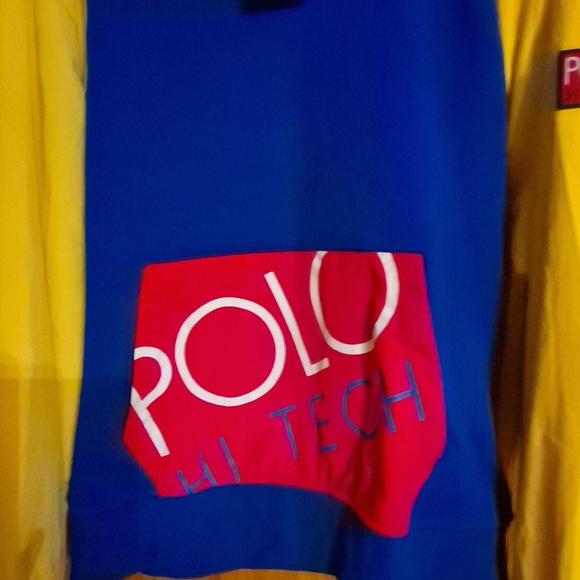 Polo by Ralph Lauren Blue and Yellow Hoodie - Picture 2 of 6